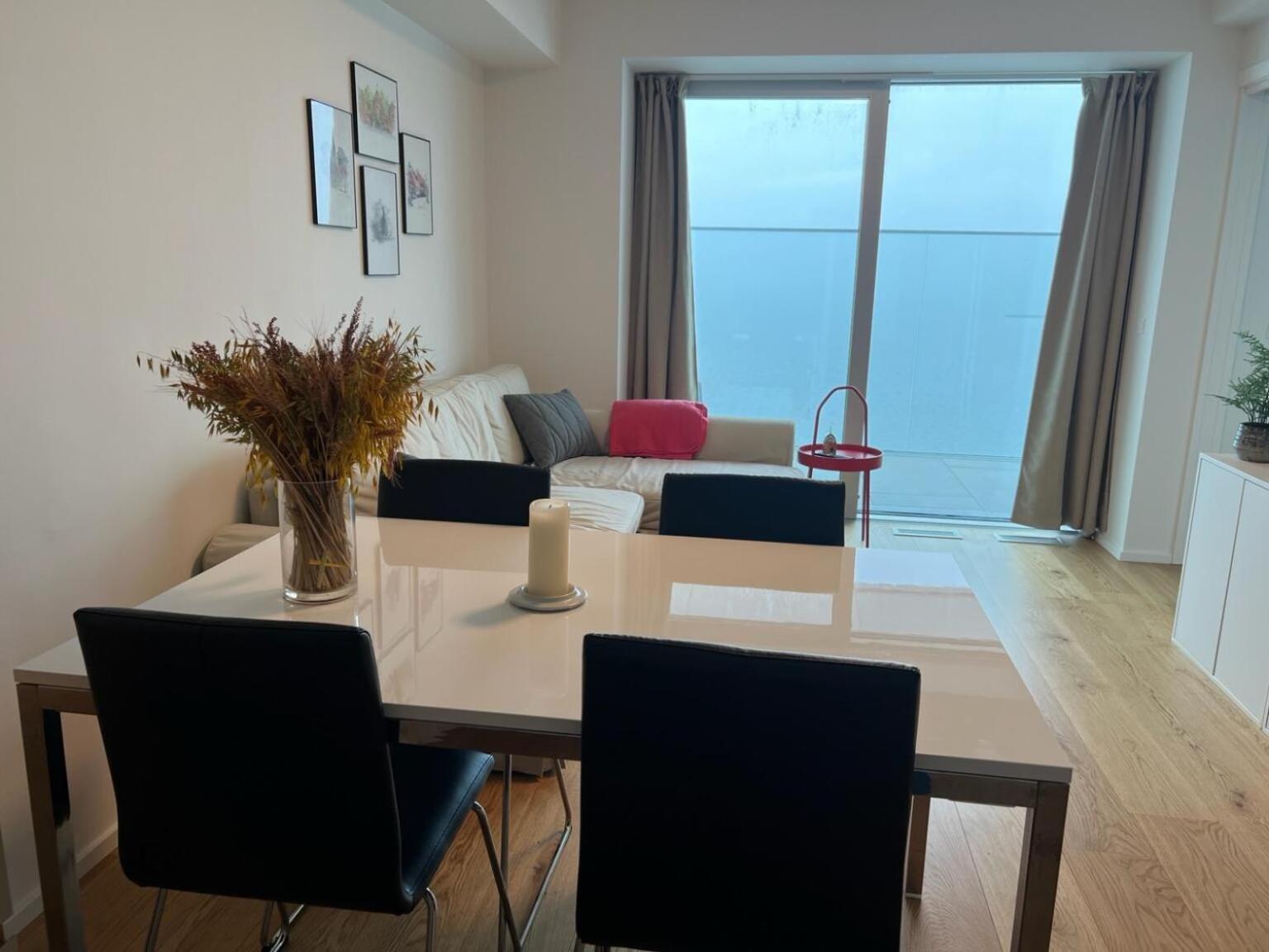 26-Etage Lejlighed Med Utrolig Havudsigt Arhus Luaran gambar