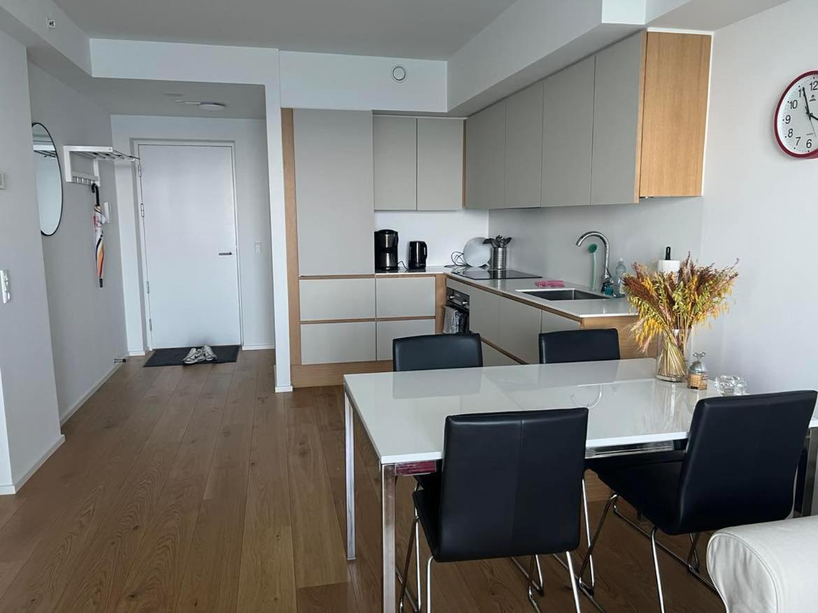 26-Etage Lejlighed Med Utrolig Havudsigt Arhus Luaran gambar