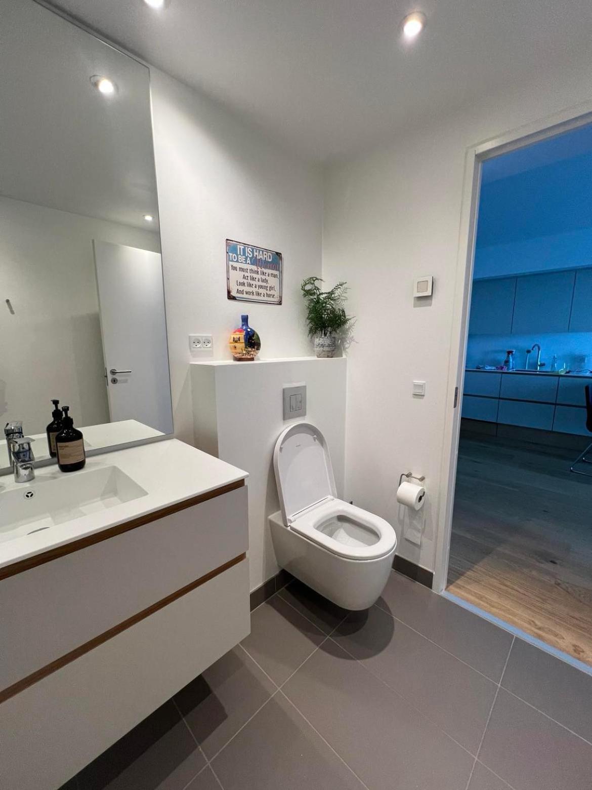 26-Etage Lejlighed Med Utrolig Havudsigt Arhus Luaran gambar